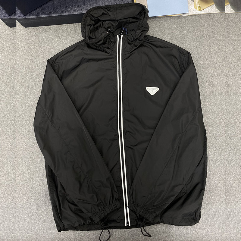 P R A D A 프라다 트라이앵글 로고 리나일론 피우마 집업 자켓 레플리카 1번 이미지 - 의류 | 세미샵 레플리카 사이트