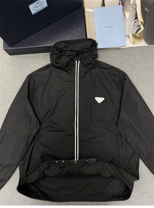 P R A D A 프라다 트라이앵글 로고 리나일론 피우마 집업 자켓 레플리카 11번 이미지 - 의류 | 세미샵 레플리카 사이트