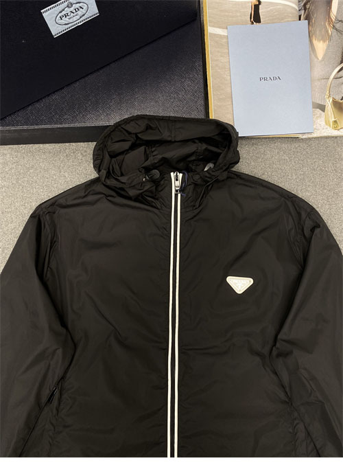 P R A D A 프라다 트라이앵글 로고 리나일론 피우마 집업 자켓 레플리카 15번 이미지 - 의류 | 세미샵 레플리카 사이트