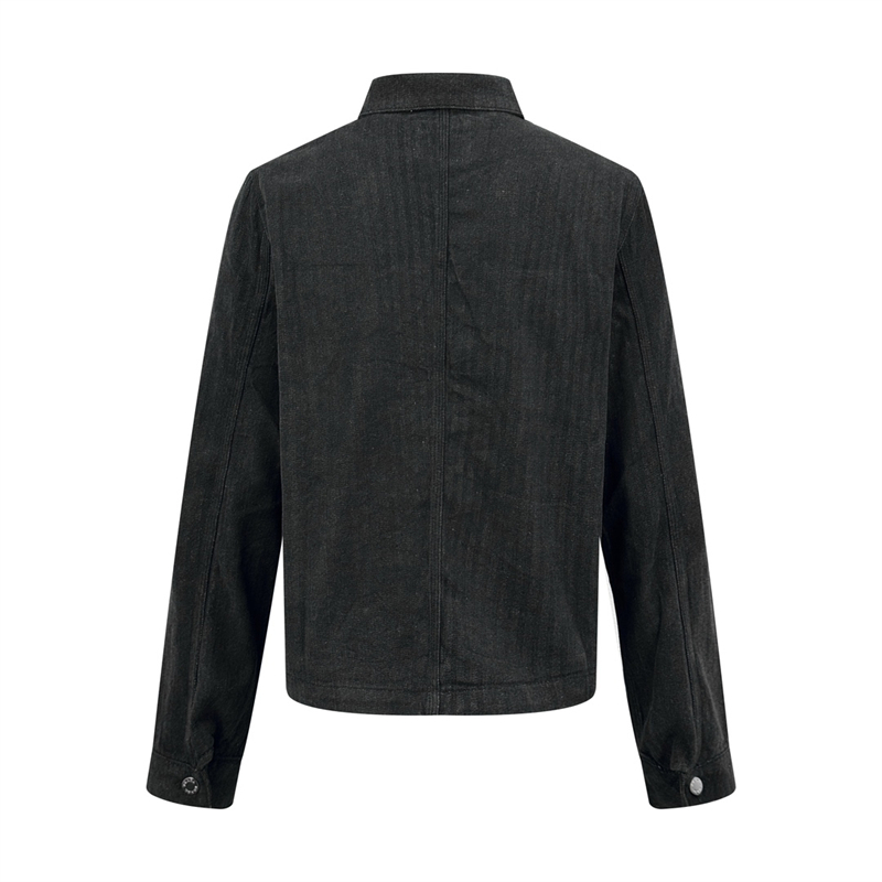 P R A D A 프라다 트라이앵글 로고 쉐브론 데님 블루종 자켓 레플리카 5번 이미지 - 의류 | 세미샵 레플리카 사이트