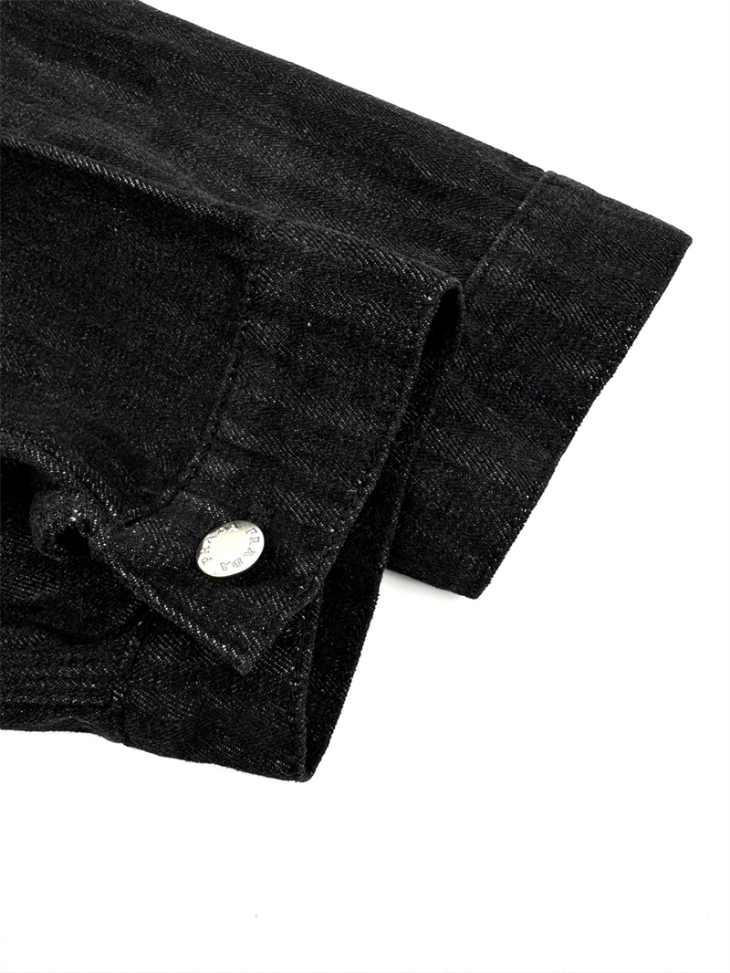 P R A D A 프라다 트라이앵글 로고 쉐브론 데님 블루종 자켓 레플리카 10번 이미지 - 의류 | 세미샵 레플리카 사이트