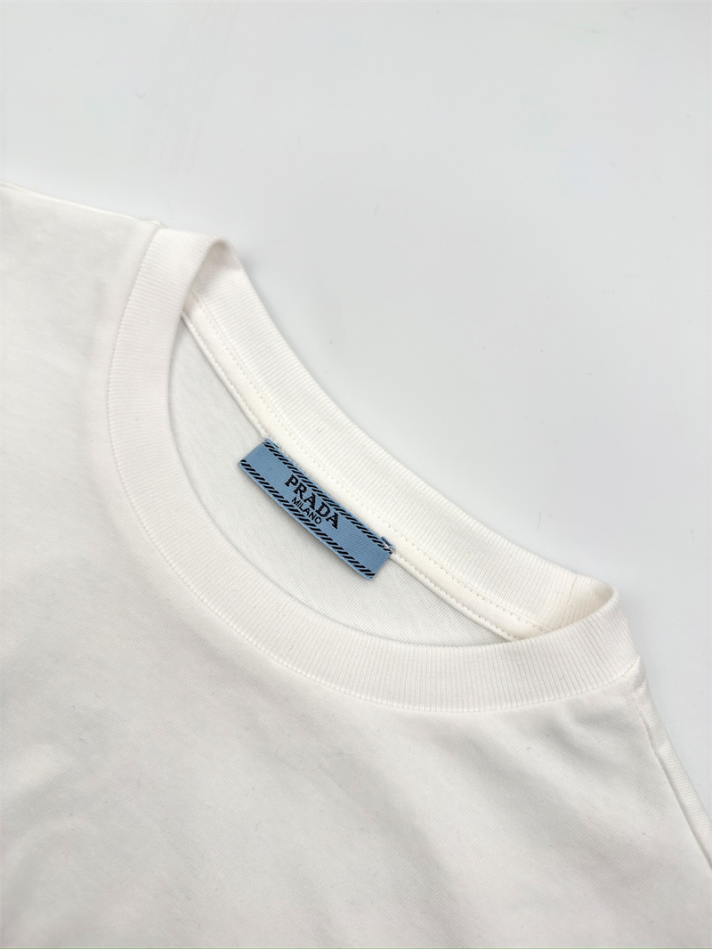 P R A D A 프라다 트라이앵글 로고 저지 긴팔 티셔츠 레플리카 6번 이미지 - 의류 | 세미샵 레플리카 사이트