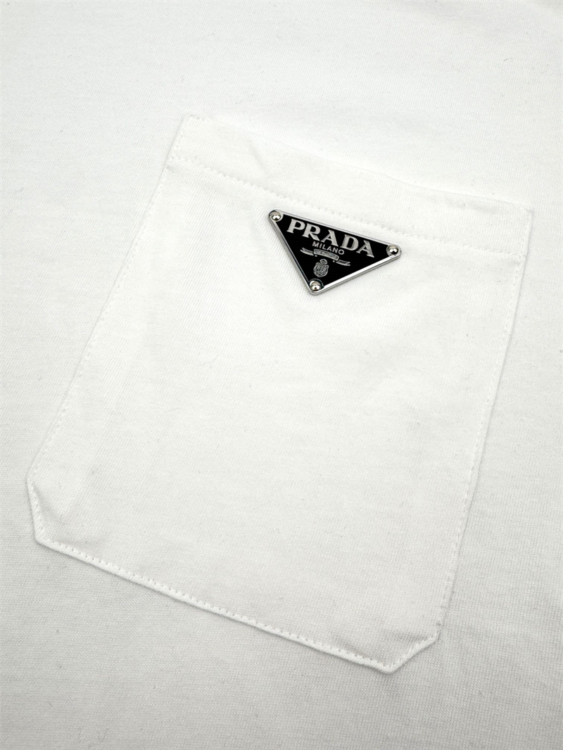 P R A D A 프라다 트라이앵글 로고 저지 긴팔 티셔츠 레플리카 7번 이미지 - 의류 | 세미샵 레플리카 사이트
