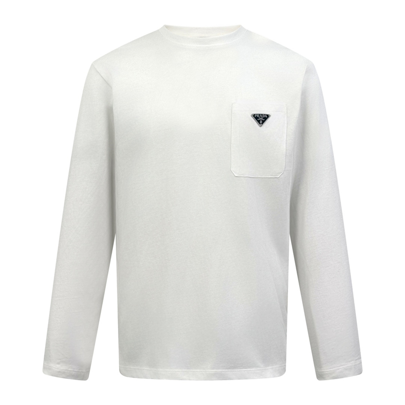 P R A D A 프라다 트라이앵글 로고 저지 긴팔 티셔츠 레플리카 9번 이미지 - 의류 | 세미샵 레플리카 사이트