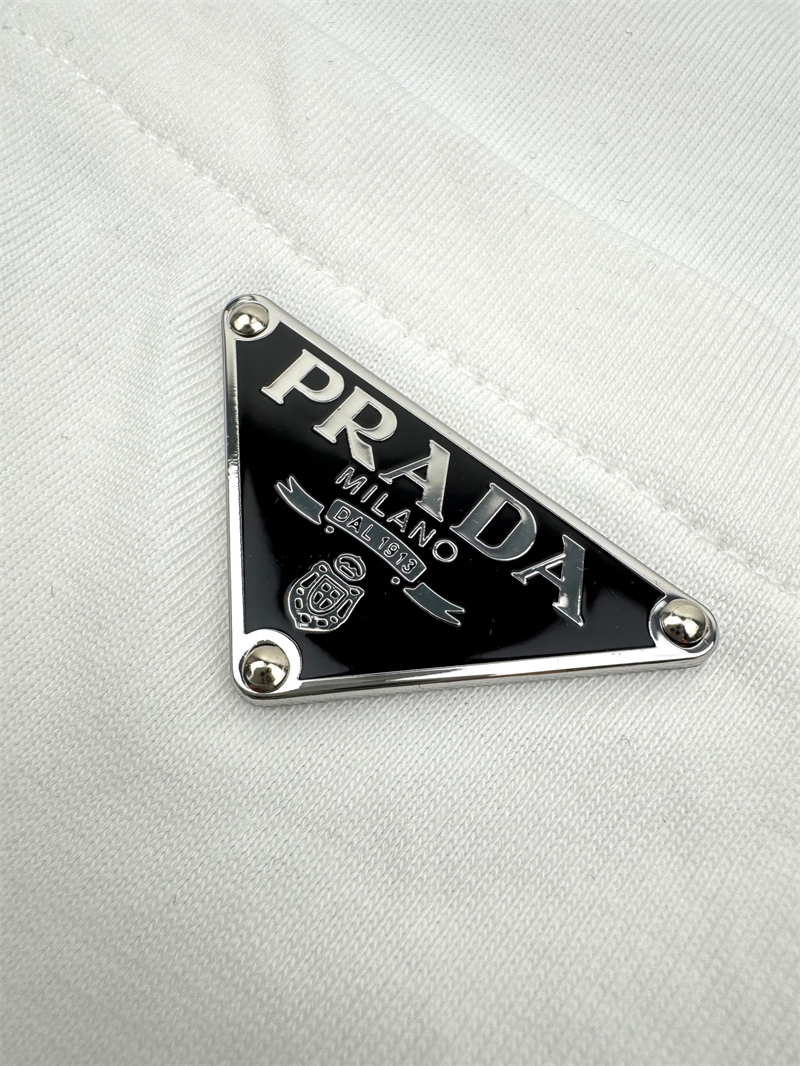 P R A D A 프라다 트라이앵글 로고 저지 긴팔 티셔츠 레플리카 12번 이미지 - 의류 | 세미샵 레플리카 사이트