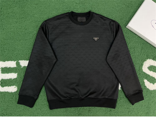 P R A D A 프라다 트라이앵글 로고 테크니컬 코튼 스웨트셔츠 맨투맨 레플리카 3번 이미지 - 의류 | 세미샵 레플리카 사이트