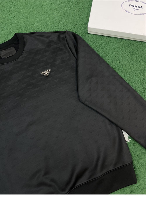 P R A D A 프라다 트라이앵글 로고 테크니컬 코튼 스웨트셔츠 맨투맨 레플리카 5번 이미지 - 의류 | 세미샵 레플리카 사이트