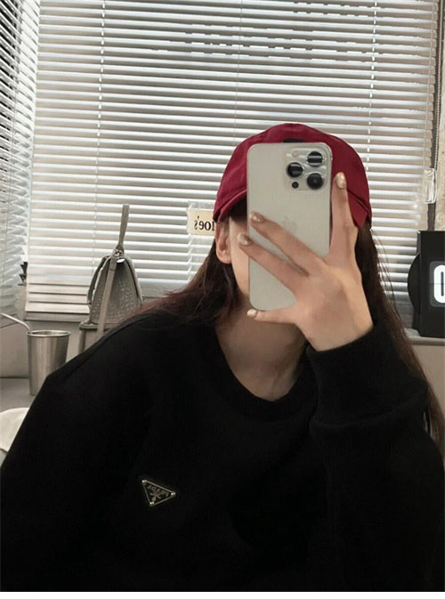 P R A D A 프라다 트라이앵글 로고 테크니컬 코튼 스웨트셔츠 맨투맨 레플리카 18번 이미지 - 의류 | 세미샵 레플리카 사이트