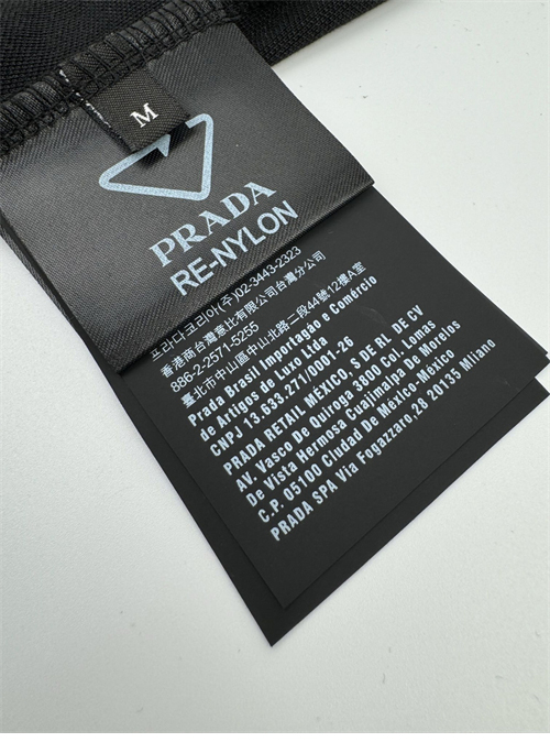 P R A D A 프라다 트라이앵글 로고 피케 폴로 저지 긴팔 티셔츠 레플리카 14번 이미지 - 의류 | 세미샵 레플리카 사이트