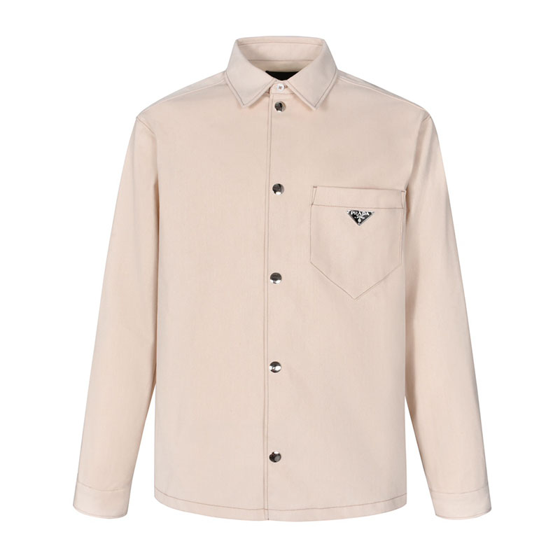 P R A D A 프라다 트라이앵글 로고 Bull 데님 셔츠 레플리카 1번 이미지 - 의류 | 세미샵 레플리카 사이트