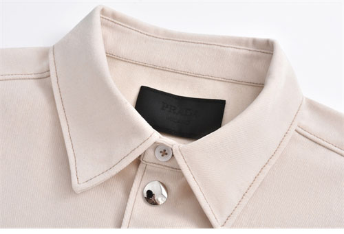 P R A D A 프라다 트라이앵글 로고 Bull 데님 셔츠 레플리카 7번 이미지 - 의류 | 세미샵 레플리카 사이트