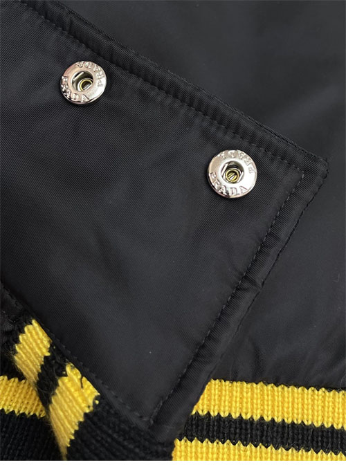 P R A D A 프라다 패치 리나일론 봄버 바시티 자켓 블루종 레플리카 4번 이미지 - 의류 | 세미샵 레플리카 사이트