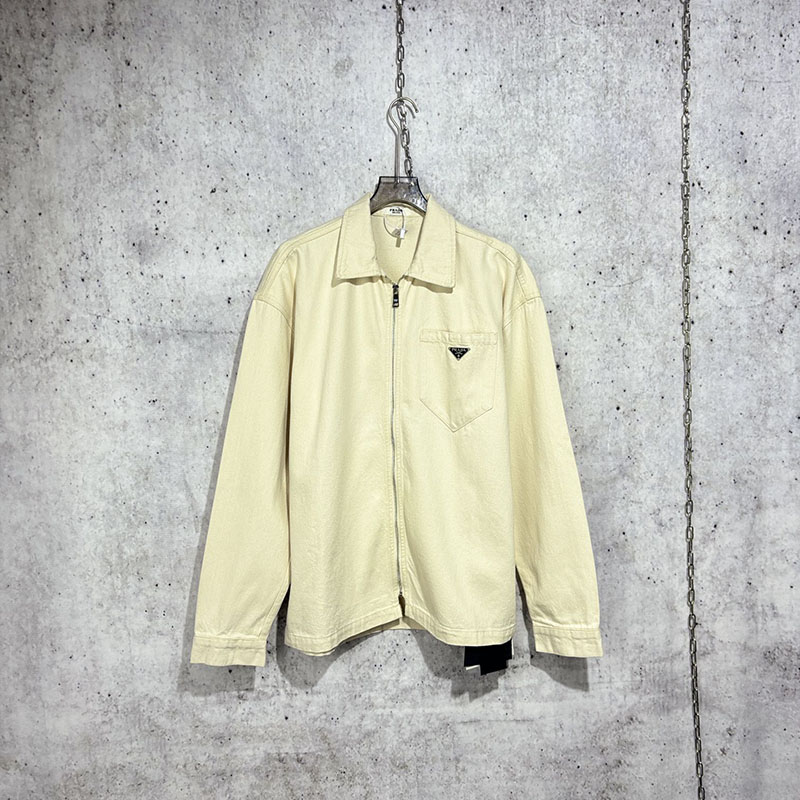 P R A D A 프라다 24SS 불 데님 블루종 셔츠 레플리카 1번 이미지 - 의류 | 세미샵 레플리카 사이트