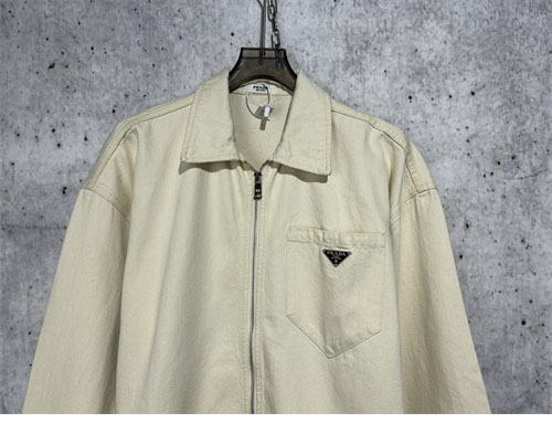 P R A D A 프라다 24SS 불 데님 블루종 셔츠 레플리카 3번 이미지 - 의류 | 세미샵 레플리카 사이트