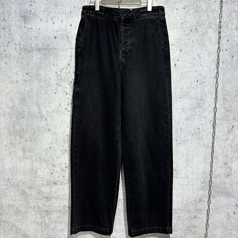 P R A D A 프라다 24SS 블랙 카고 트라이앵글 데님 팬츠 레플리카 1번 이미지 - 의류 | 세미샵 레플리카 사이트