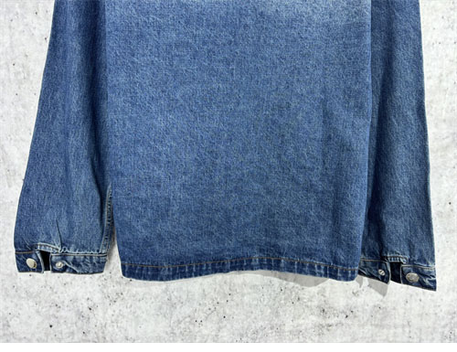 P R A D A 프라다 24SS 트라이앵글 로고 포켓 워싱 데님 셔츠 레플리카 14번 이미지 - 의류 | 세미샵 레플리카 사이트