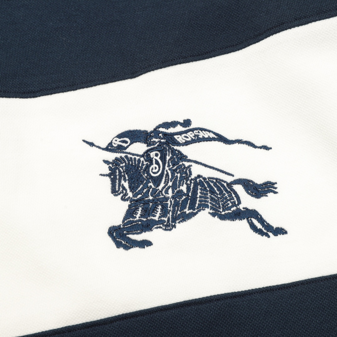 버버리 EKD 프린트 코튼 블렌드 럭비 셔츠 4번 이미지