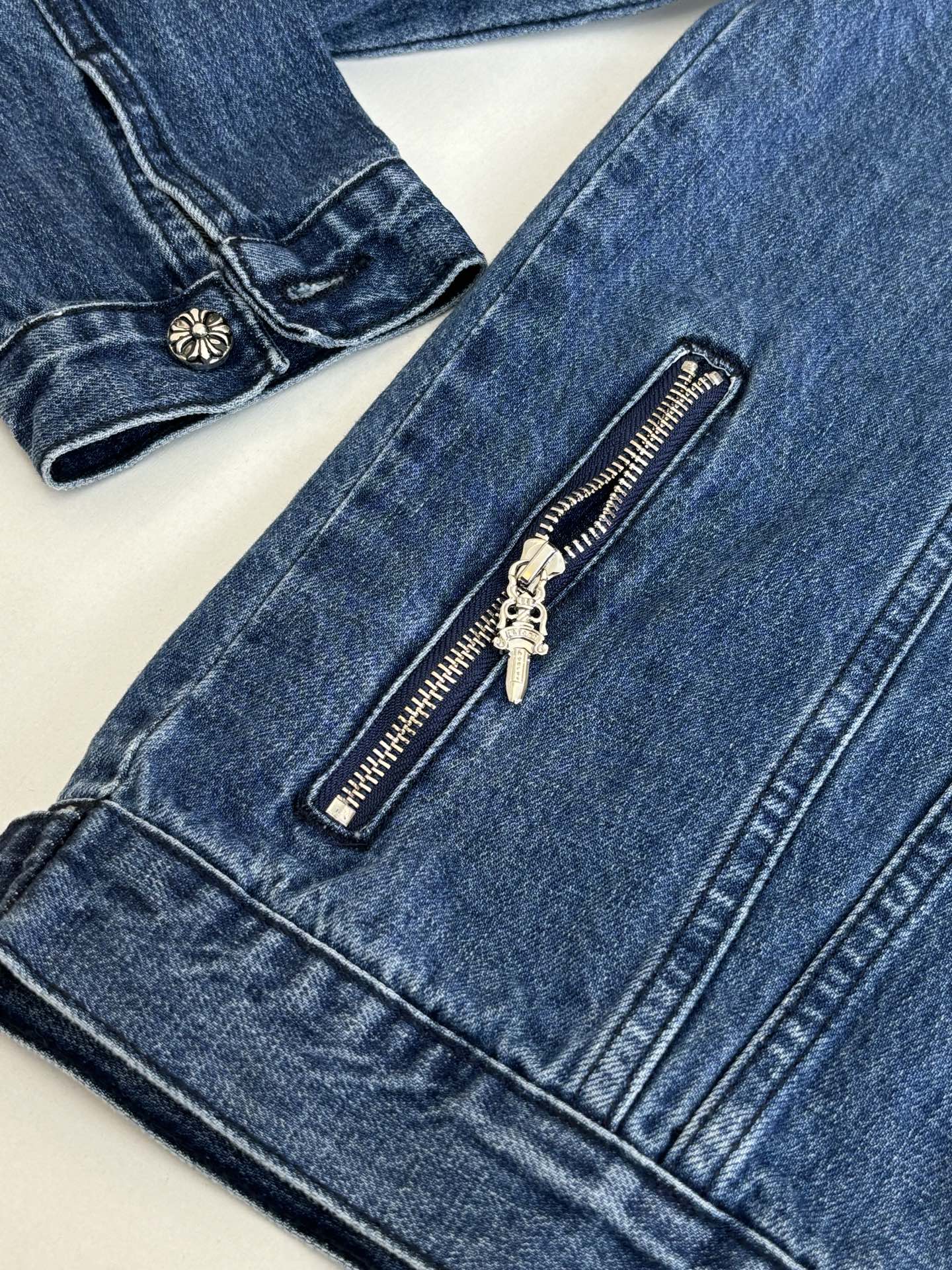 Chrome Hearts 크롬하츠 크로스 버튼 데님 자켓 레플리카 6번 이미지 - 의류 | 세미샵 레플리카 사이트