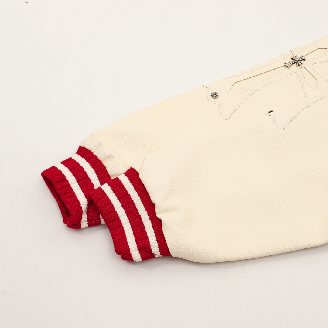 Chrome Hearts 크롬하츠 크로스 패치 레터맨 바시티 자켓 레플리카 6번 이미지 - 의류 | 세미샵 레플리카 사이트