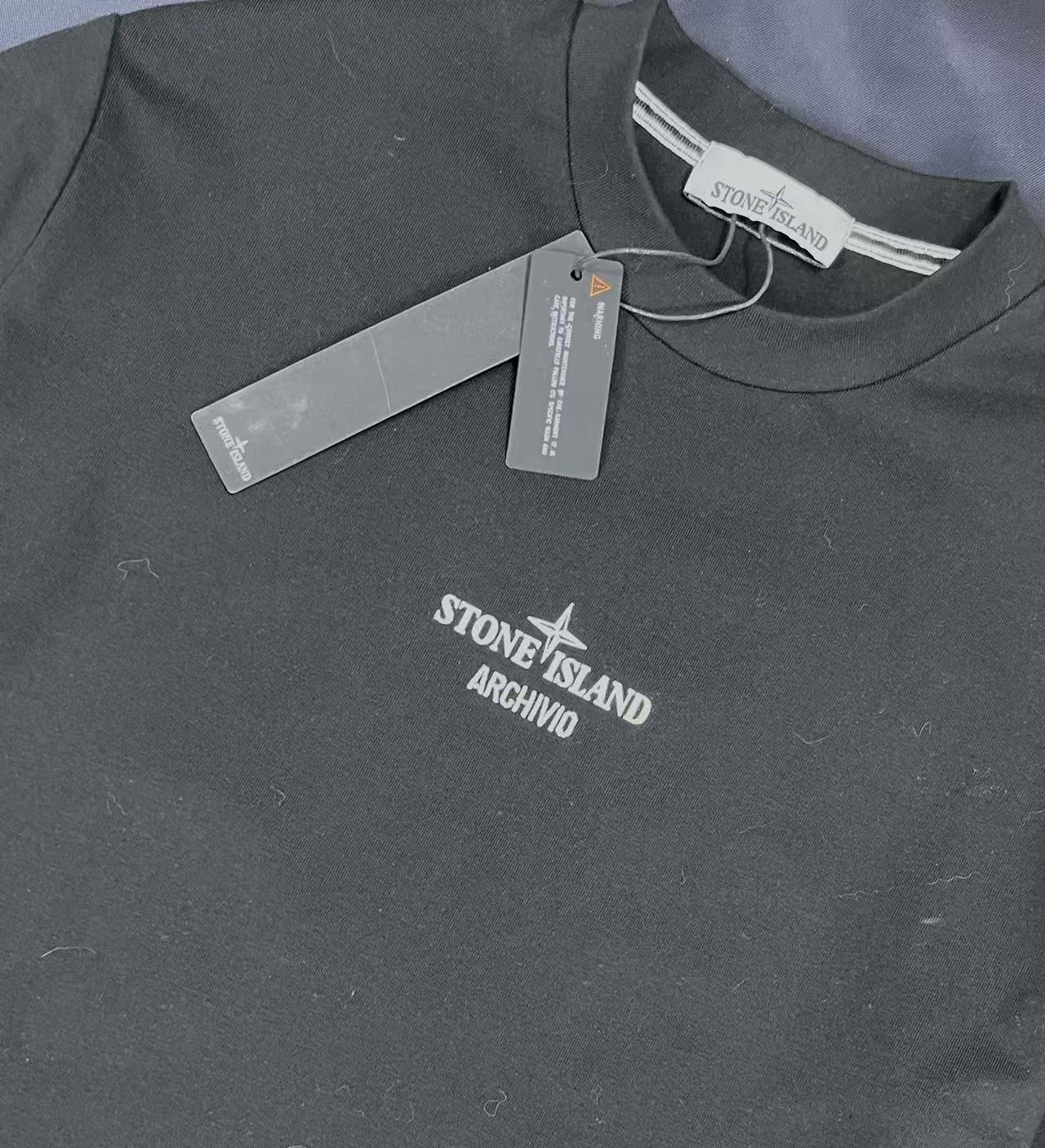 Stone Island 스톤아일랜드 가먼트 다이 포켓 티셔츠 레플리카 5번 이미지 - 의류 | 세미샵 레플리카 사이트