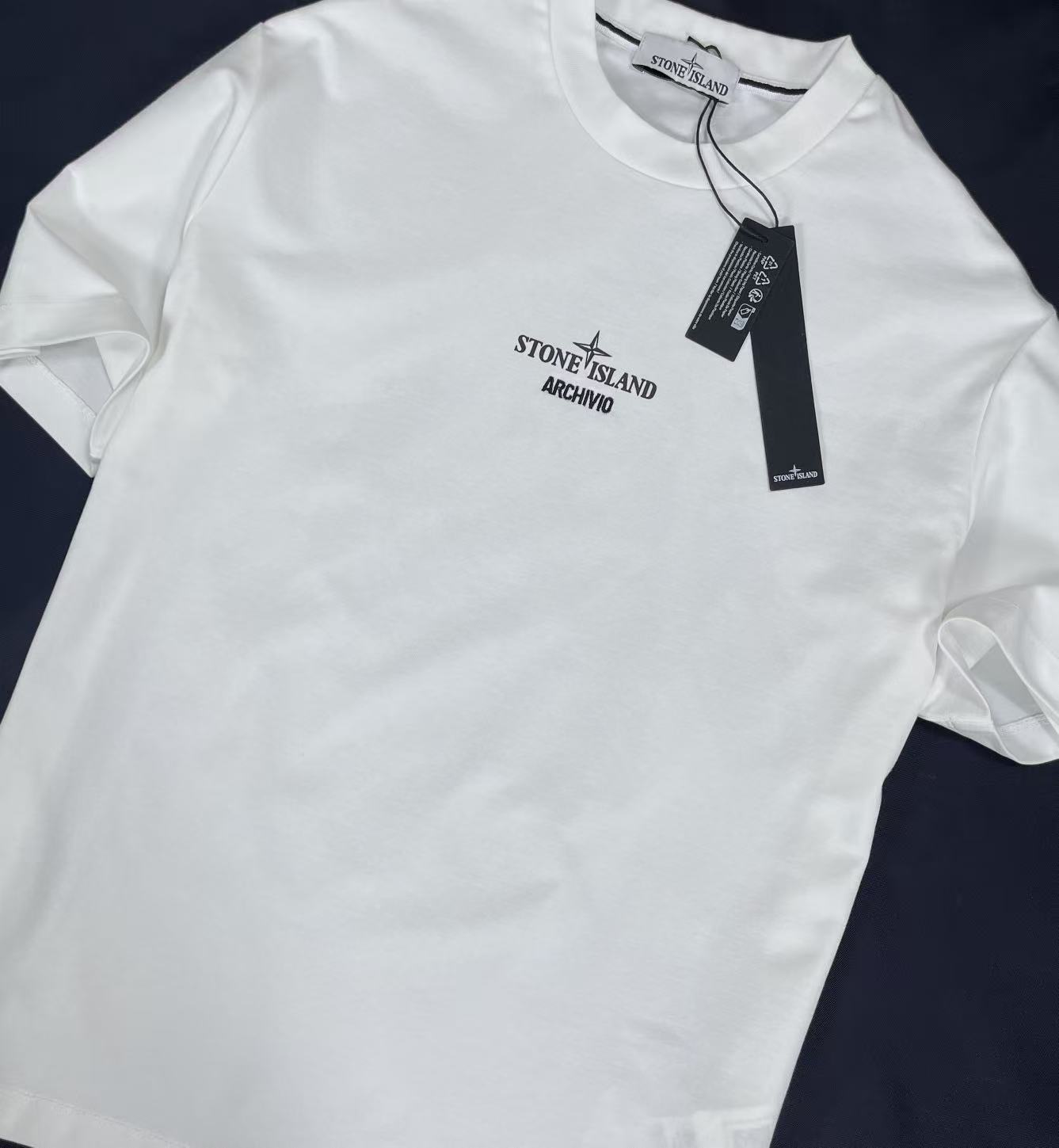 Stone Island 스톤아일랜드 가먼트 다이 포켓 티셔츠 레플리카 3번 이미지 - 의류 | 세미샵 레플리카 사이트