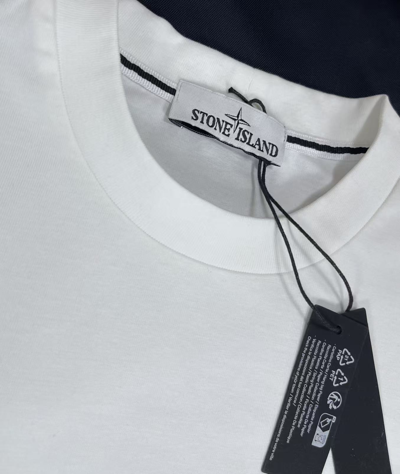 Stone Island 스톤아일랜드 가먼트 다이 포켓 티셔츠 레플리카 6번 이미지 - 의류 | 세미샵 레플리카 사이트