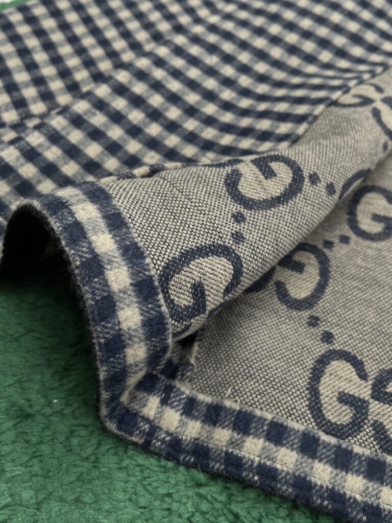 Gucci 24SS구찌 인터로킹 G 울 깅엄 체크 재킷 블랙 레플리카 13번 이미지 - 의류 | 세미샵 레플리카 사이트