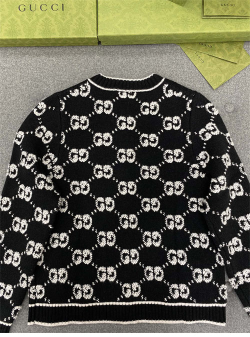 Gucci 구찌 GG 울 부클레 자카드 크루넥 가디건 레플리카 12번 이미지 - 의류 | 세미샵 레플리카 사이트