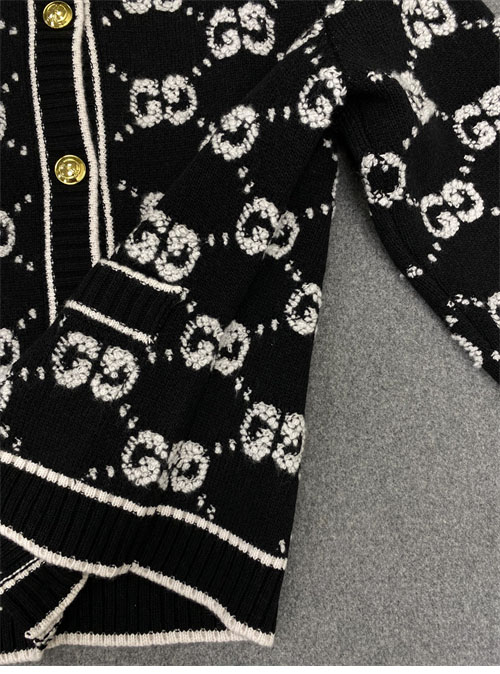 Gucci 구찌 GG 울 부클레 자카드 크루넥 가디건 레플리카 20번 이미지 - 의류 | 세미샵 레플리카 사이트