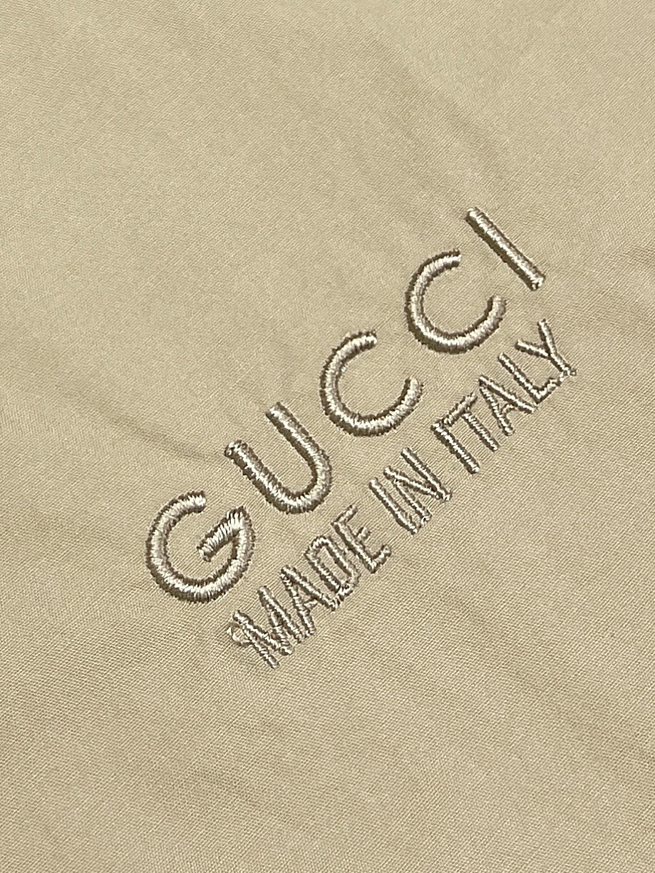 Gucci 구찌 MADE IN ITALY 자수 헤비 코튼 포플린 셔츠 레플리카 12번 이미지 - 의류 | 세미샵 레플리카 사이트