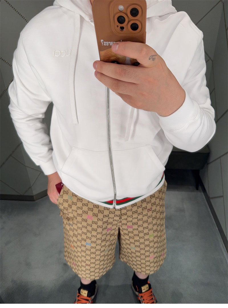 Gucci 구찌 Web코튼 저지 스웨트셔츠 후드 집업 레플리카 3번 이미지 - 의류 | 세미샵 레플리카 사이트