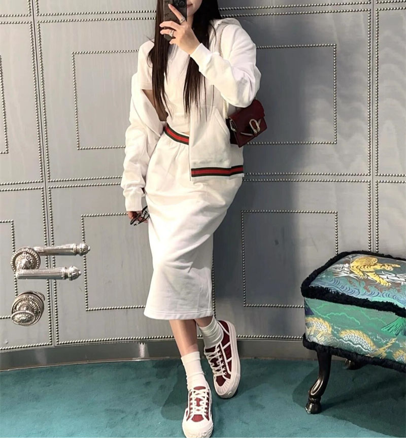 Gucci 구찌 Web코튼 저지 스웨트셔츠 후드 집업 레플리카 4번 이미지 - 의류 | 세미샵 레플리카 사이트