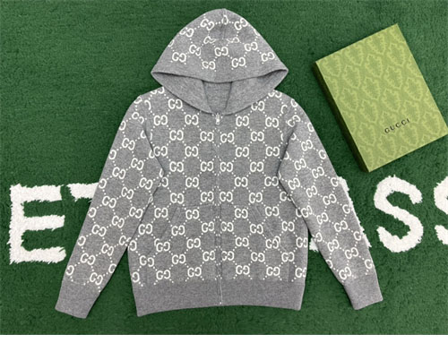 Gucci 구찌 리버시블 GG 울 후드 집업 레플리카 6번 이미지 - 의류 | 세미샵 레플리카 사이트