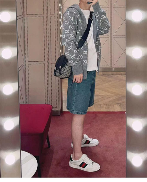 Gucci 구찌 리버시블 GG 울 후드 집업 레플리카 15번 이미지 - 의류 | 세미샵 레플리카 사이트