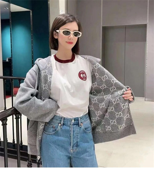 Gucci 구찌 리버시블 GG 울 후드 집업 레플리카 20번 이미지 - 의류 | 세미샵 레플리카 사이트