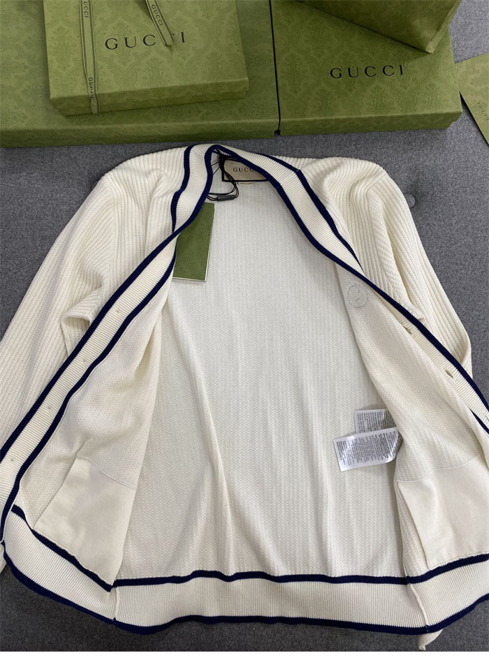 Gucci 구찌 리브드 울 블렌드 인터로킹G 로고 가디건 레플리카 7번 이미지 - 의류 | 세미샵 레플리카 사이트