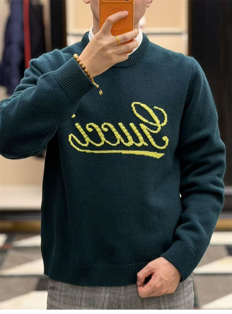 구찌 구찌 스크립트 인타르시아 니트 울 스웨터 레플리카 13번 이미지 - 의류 | 세미샵 레플리카 사이트