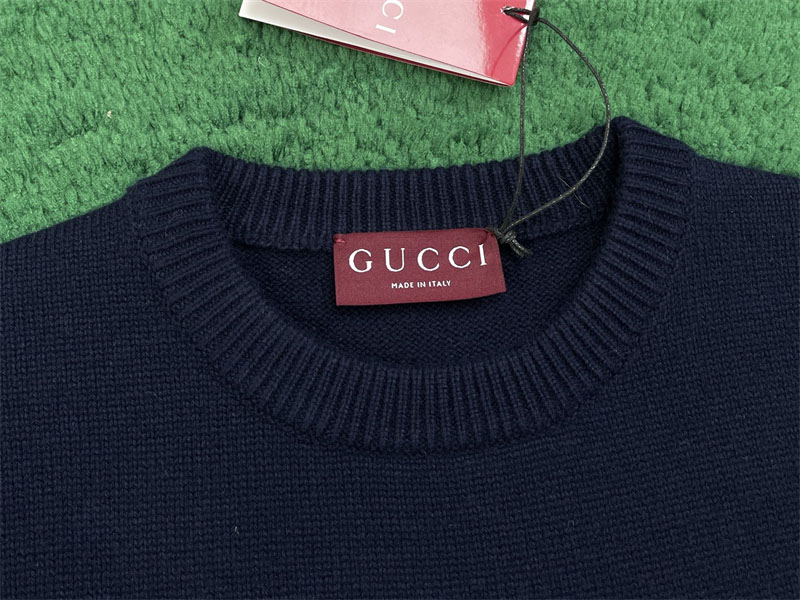 구찌 구찌 스크립트 인타르시아 니트 울 스웨터 레플리카 14번 이미지 - 의류 | 세미샵 레플리카 사이트
