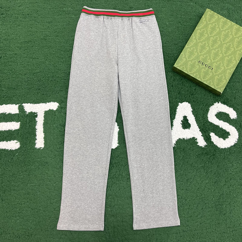 구찌 웹코튼 저지 조깅 팬츠