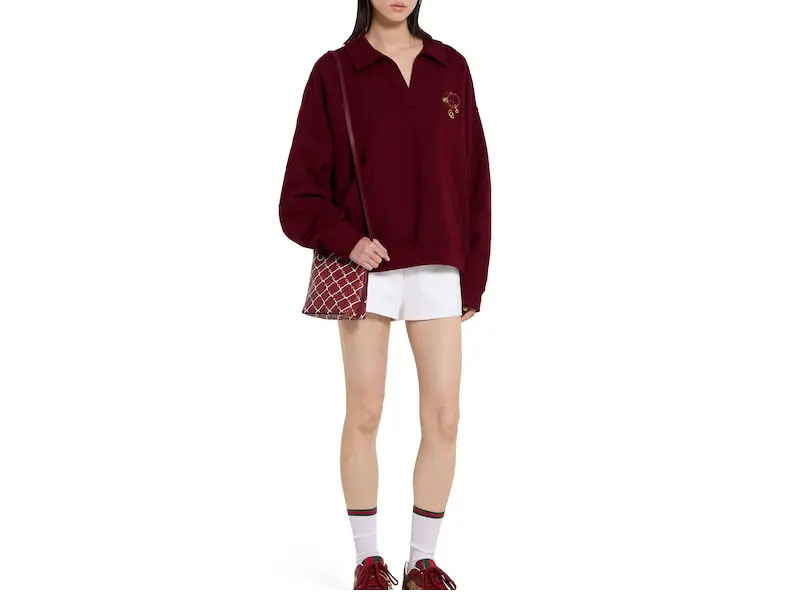 구찌 구찌 웹 인터로킹 G 로고 저지 스웨트셔츠 레플리카 1번 이미지 - 의류 | 세미샵 레플리카 사이트