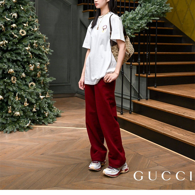 구찌 구찌 웹 인터로킹 G 로고 저지 트라우저 레플리카 6번 이미지 - 의류 | 세미샵 레플리카 사이트