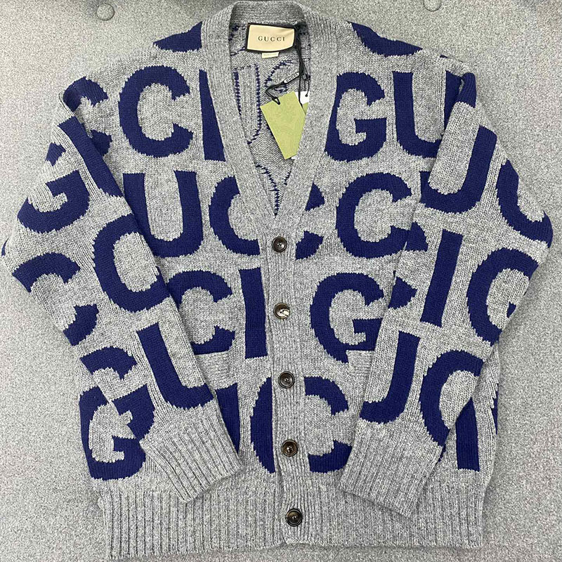 Gucci 구찌 인타르시아 로고 울 가디건 레플리카 1번 이미지 - 의류 | 세미샵 레플리카 사이트