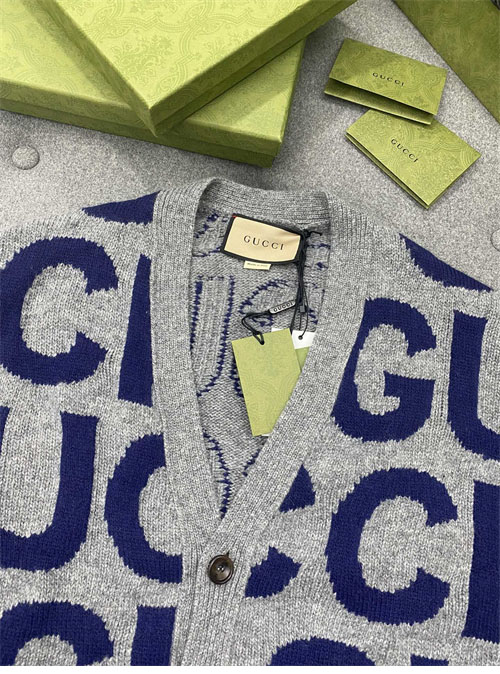 Gucci 구찌 인타르시아 로고 울 가디건 레플리카 9번 이미지 - 의류 | 세미샵 레플리카 사이트