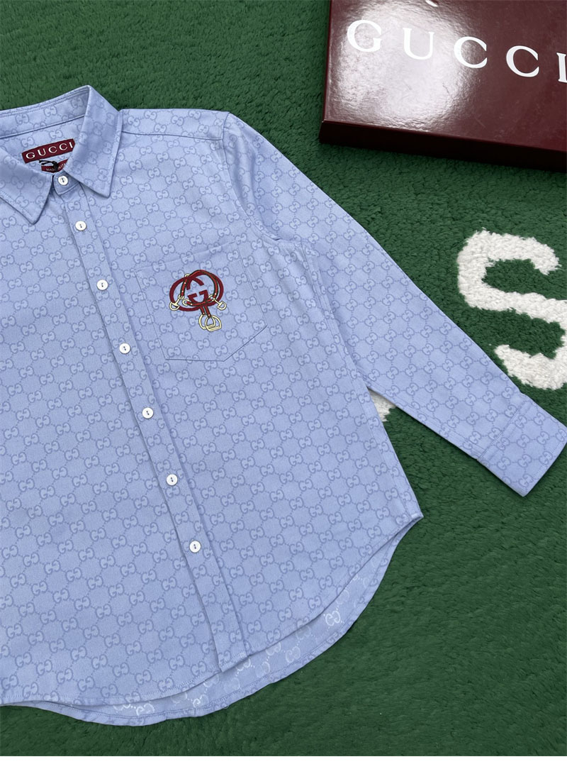 구찌 구찌 인터로킹 G 옥스포드 GG 코튼 셔츠 레플리카 10번 이미지 - 의류 | 세미샵 레플리카 사이트