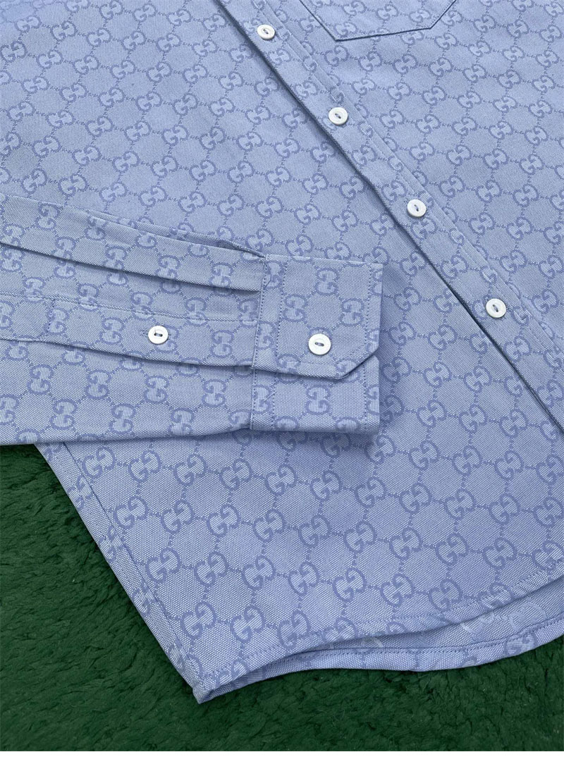 구찌 구찌 인터로킹 G 옥스포드 GG 코튼 셔츠 레플리카 11번 이미지 - 의류 | 세미샵 레플리카 사이트