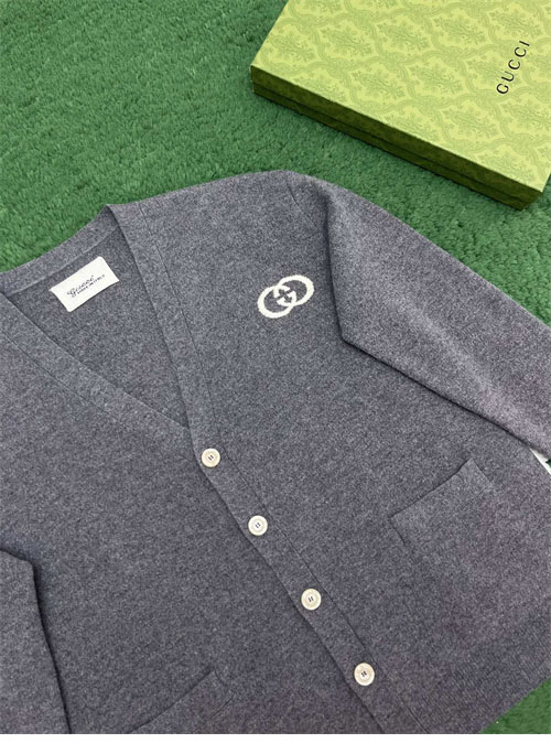 Gucci 구찌 인터로킹 G 울 니트 가디건 레플리카 18번 이미지 - 의류 | 세미샵 레플리카 사이트
