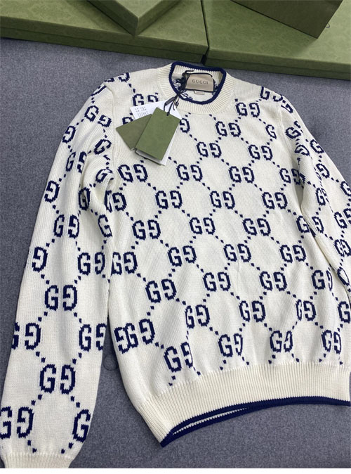 Gucci 구찌 코튼 GG 니트 스웨트셔츠 레플리카 6번 이미지 - 의류 | 세미샵 레플리카 사이트
