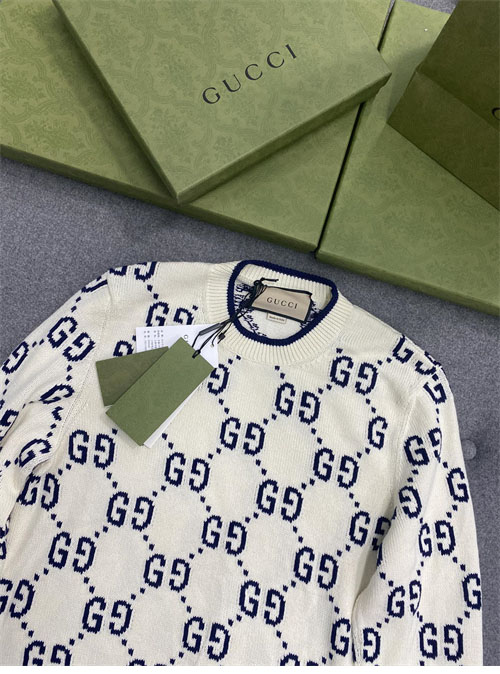 Gucci 구찌 코튼 GG 니트 스웨트셔츠 레플리카 9번 이미지 - 의류 | 세미샵 레플리카 사이트