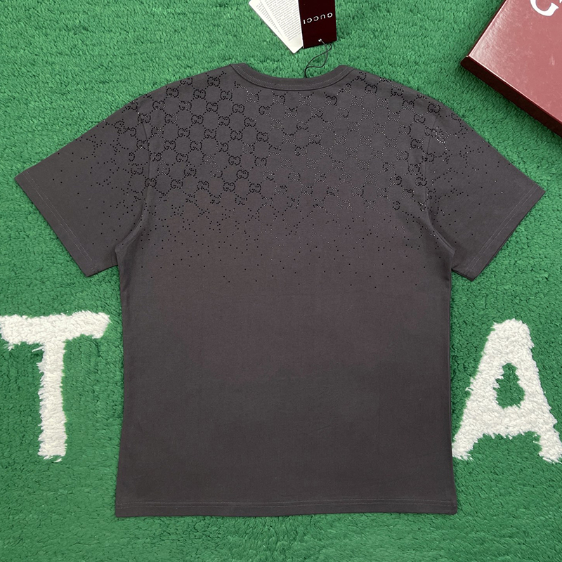 구찌 구찌 크리스탈 코튼 저지 반팔 티셔츠 레플리카 5번 이미지 - 의류 | 세미샵 레플리카 사이트