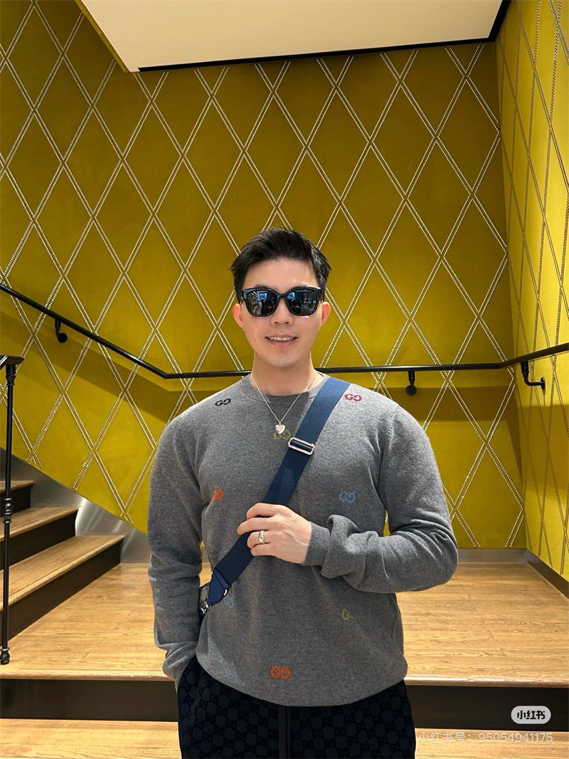 Gucci 구찌 플로라 인타르시아 파인 캐시미어 스웨터 레플리카 3번 이미지 - 의류 | 세미샵 레플리카 사이트